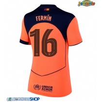 Maglie da calcio Barcelona Fermin Lopez #16 Terza Maglia Femminile 2025-26 Manica Corta